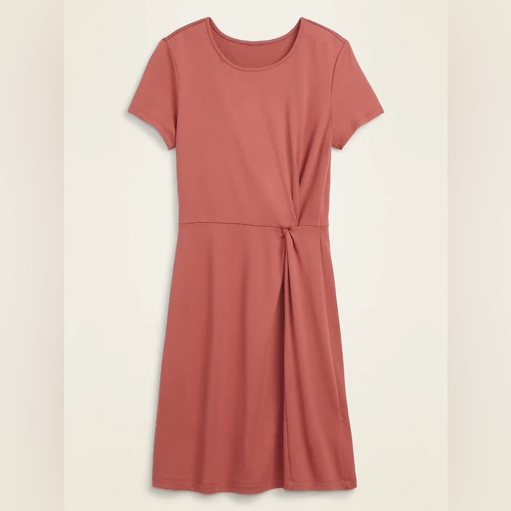 Twist Front Sheath Dress